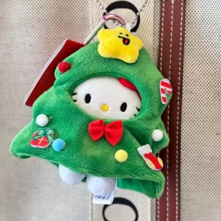 헬로키티 크리스마스 인형 트리인형 산리오 캐릭터 봉제인형 소형