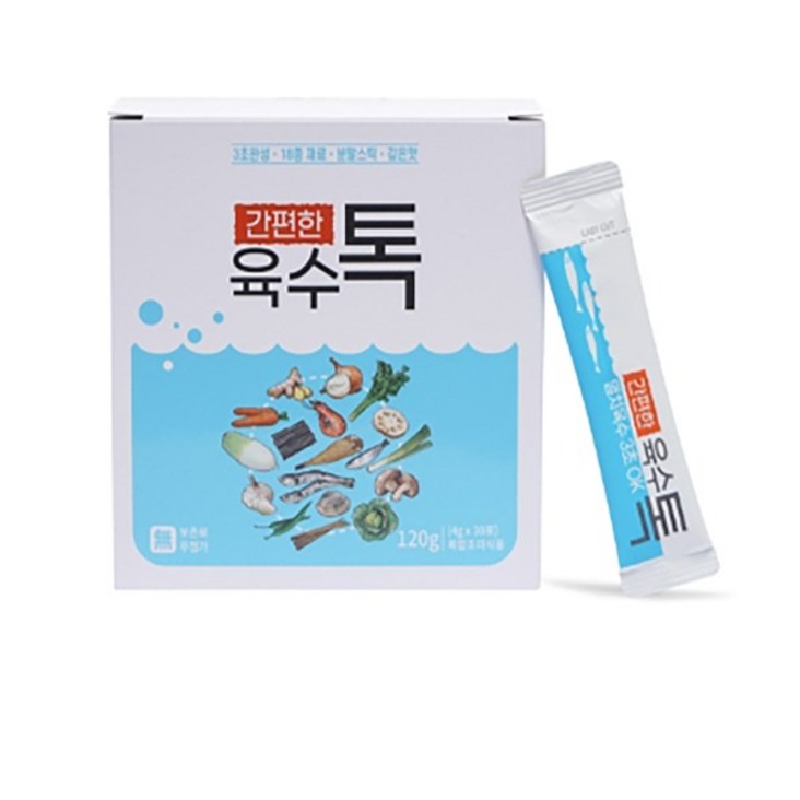 간편한 육수톡 4gx30포 동결건조 육수조미료
