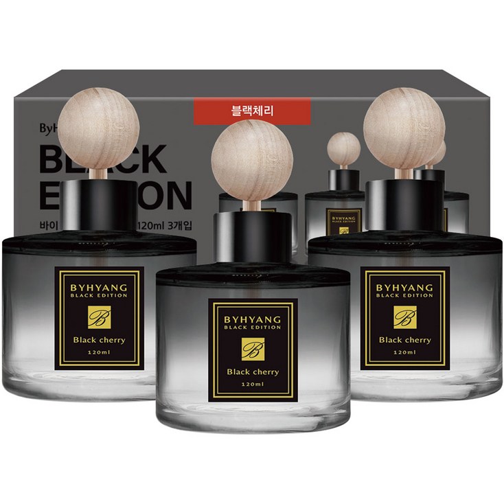 바이향 블랙에디션 카 디퓨저 120ml 바이향 블랙에디션 카 디퓨저 120ml