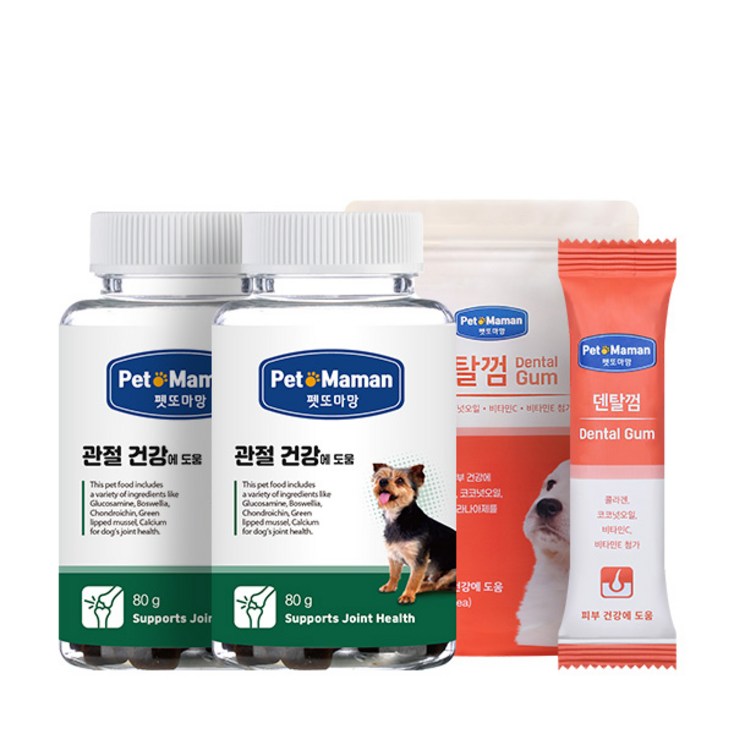 펫또마망 관절 건강에 도움 2EA  덴탈껌1EA