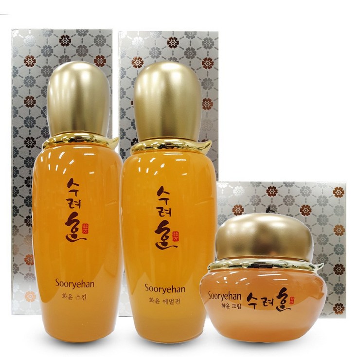 수려한 화윤 3종 스킨80ml에멀전80ml크림25ml 3종