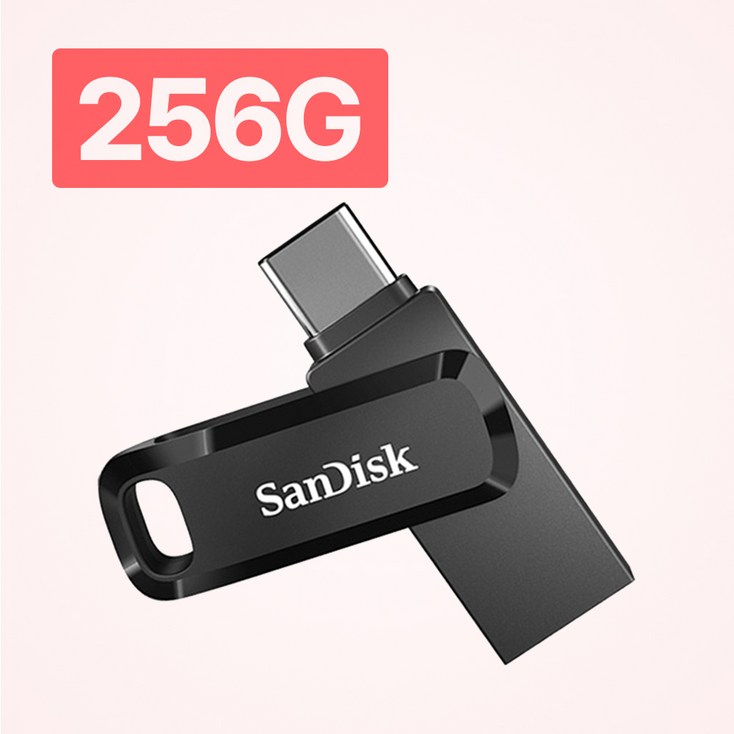 샌디스크 공식인증제품 USB 메모리 Ultra Dual Go 울트라 듀얼 고 TypeC OTG USB 3.1 SDDDC3 256GB