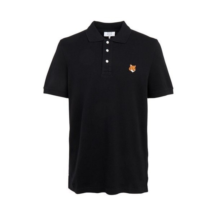 백화점정품 메종키츠네 반팔 티셔츠 폭스헤드 남성 카라 반팔티셔츠 PM00209KP0002 P199 반팔티