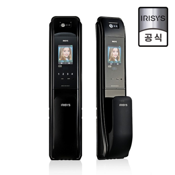 KT알파쇼핑아이리시스 노터치 안면 얼굴인식 디지털 현관 도어락 IFM8200