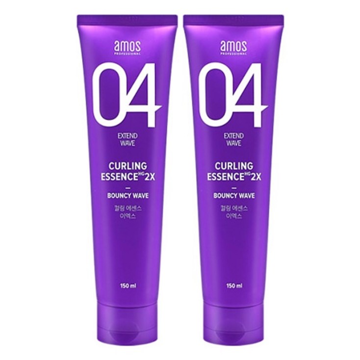 아모스 컬링 에센스 2X 헤어에센스, 150ml, 2개 아모스 컬링 에센스 2X 헤어에센스, 150ml, 2개
