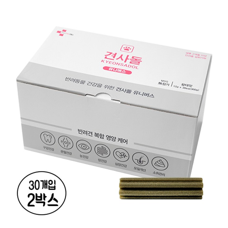 디펫바이오 견사돌 유니버스 황태맛 360g 30p 2박스