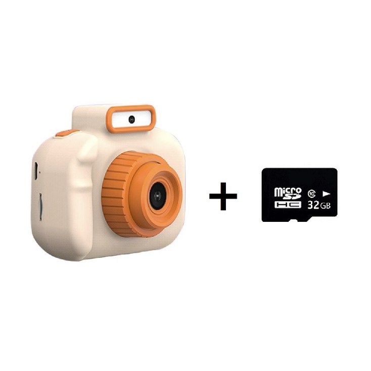 이지드로잉 어린이 키즈 디지털 카메라 사진기 디카 4000만화소 8배줌  SD카드 32GB 세트플래시기능 듀얼렌즈 셀카가능