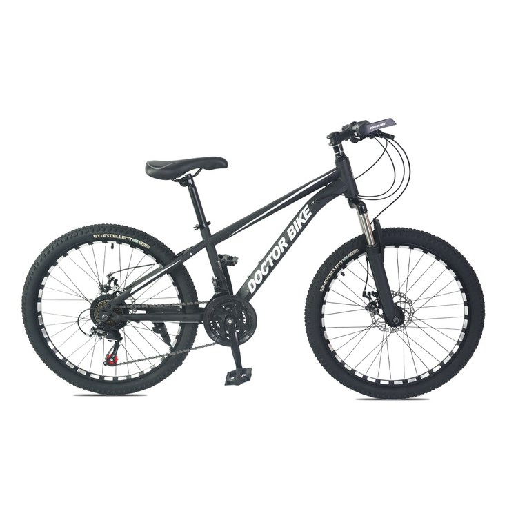 닥터바이크 원터치 21단 디스크 브레이크 스틸 프레임 ROCKET F24 MTB 자전거 60.96cm E2 BIKEVOL2