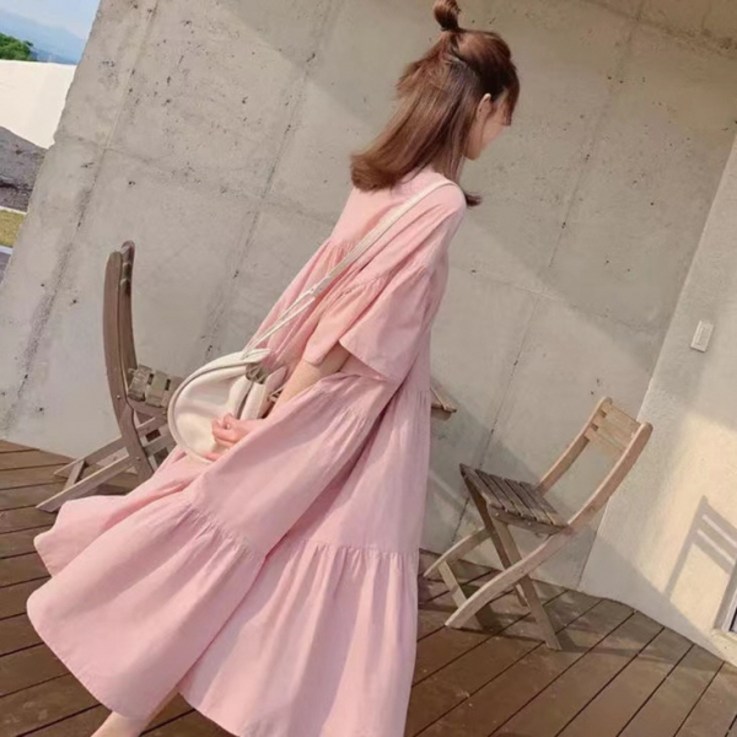 피어니스트 캉캉 루즈핏 미디 원피스 피어니스트 캉캉 루즈핏 미디 원피스