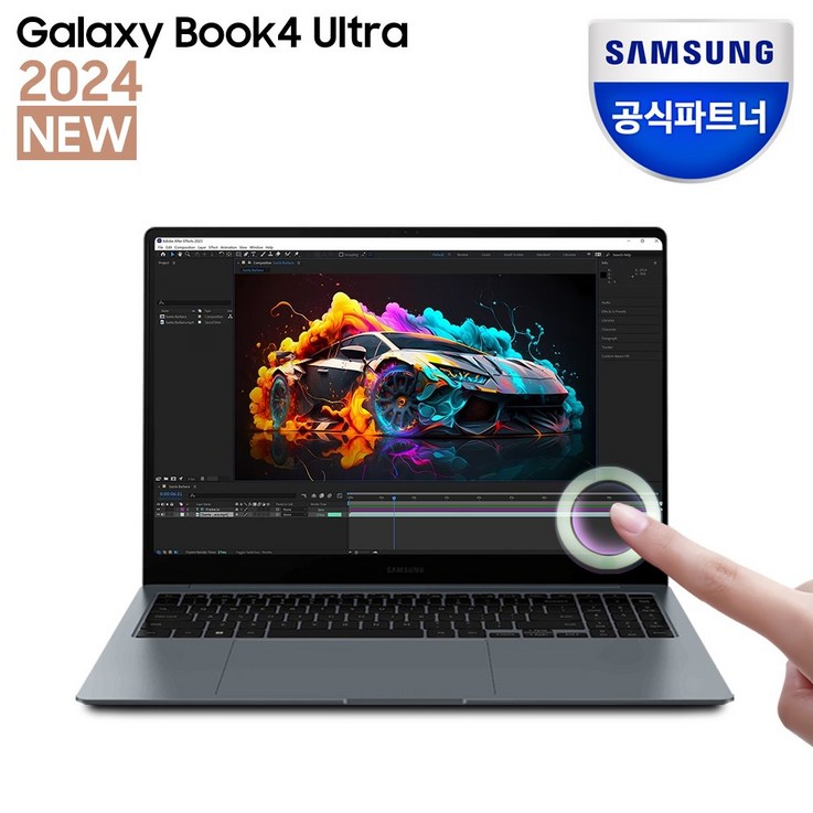 삼성전자 갤럭시북4 울트라 NT960XGLX72A 인텔 코어 Ultra 7 16인치 RTX4050 크리에이터 전문가 노트북 고사양 AI 노트북, X72A, WIN11 Home, 32GB, 3TB, 문스톤그레이