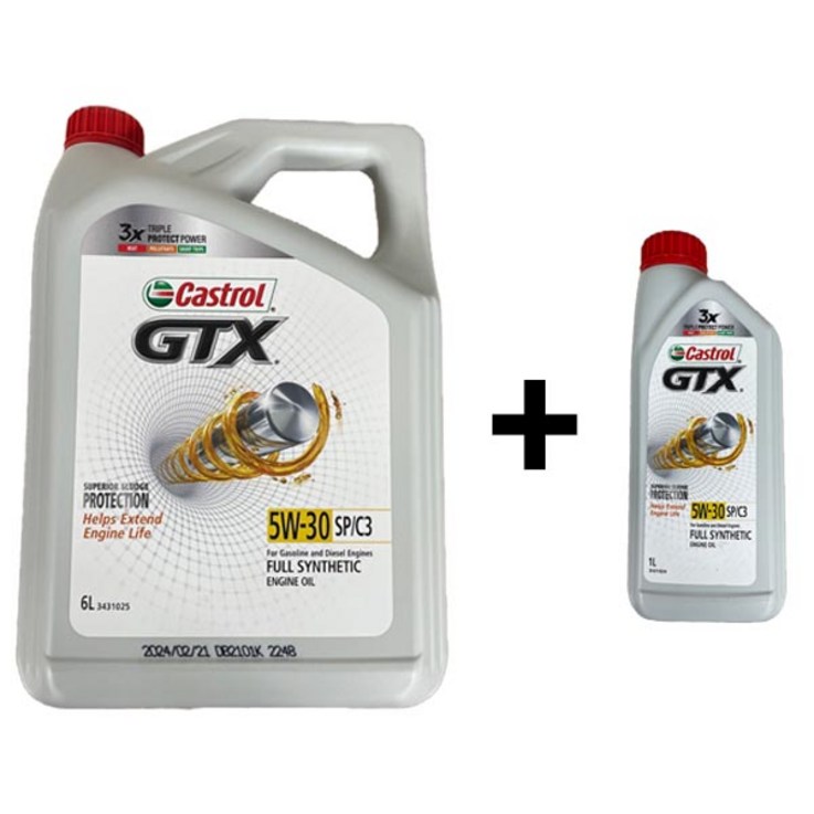 캐스트롤 GTX SP C3 5W30 6L 1개 1L 1개 디젤 엔진오일 캐스트롤 GTX SP C3 5W30 6L 1개 1L 1개 디젤 엔진오일