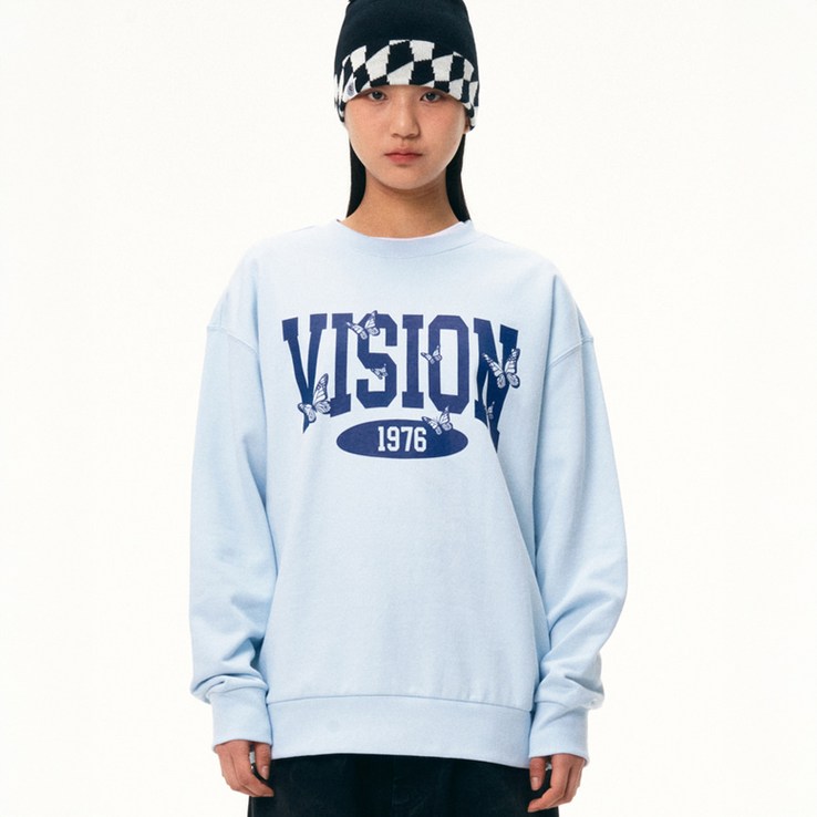 비전스트릿웨어 Butterfly Logo Crewneck 맨투맨 VS2301CR01