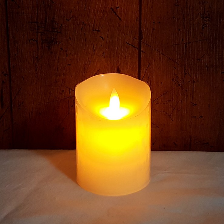 아둥놀이터 LED 촛불 양초 10cm