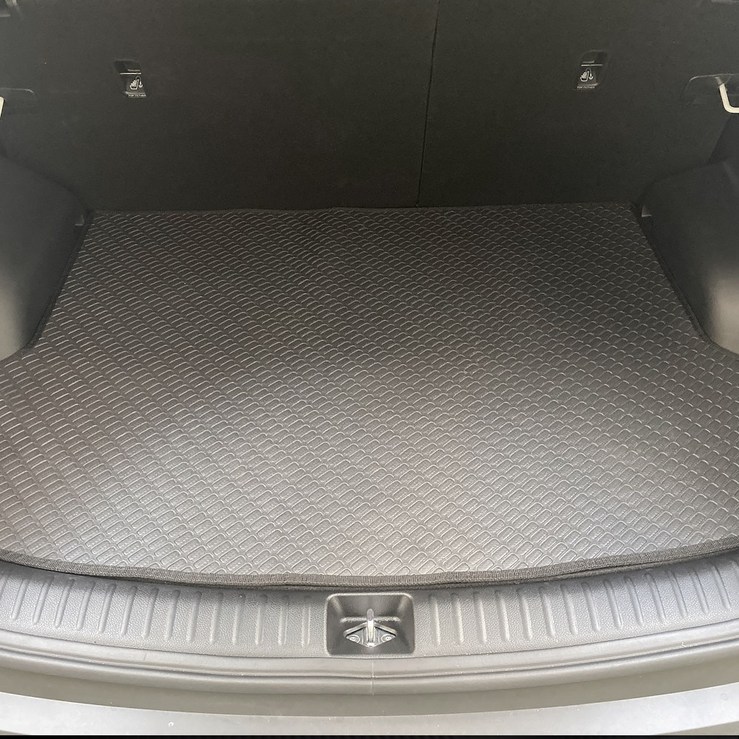 아이빌 4세대카니발 KA4 방수되고 먼지없는 기능성 PVC 고무 트렁크매트, 블랙테두리, 9인승11인승