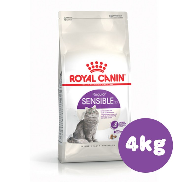 [로얄캐닌] 고양이사료 센서블 4kg 민감성장케어용 캣사료