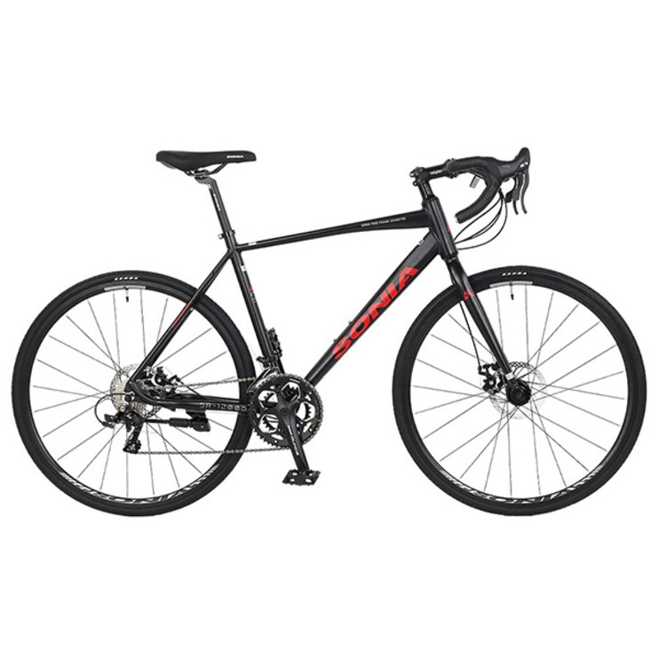소니아 고급 알루미늄 16단 듀얼 변속 디스크 브레이크 로드 자전거 440mm SR1200D 미조립, 블랙 레드 소니아 고급 알루미늄 16단 듀얼 변속 디스크 브레이크 로드 자전거 440mm SR1200D 미조립, 블랙 레드