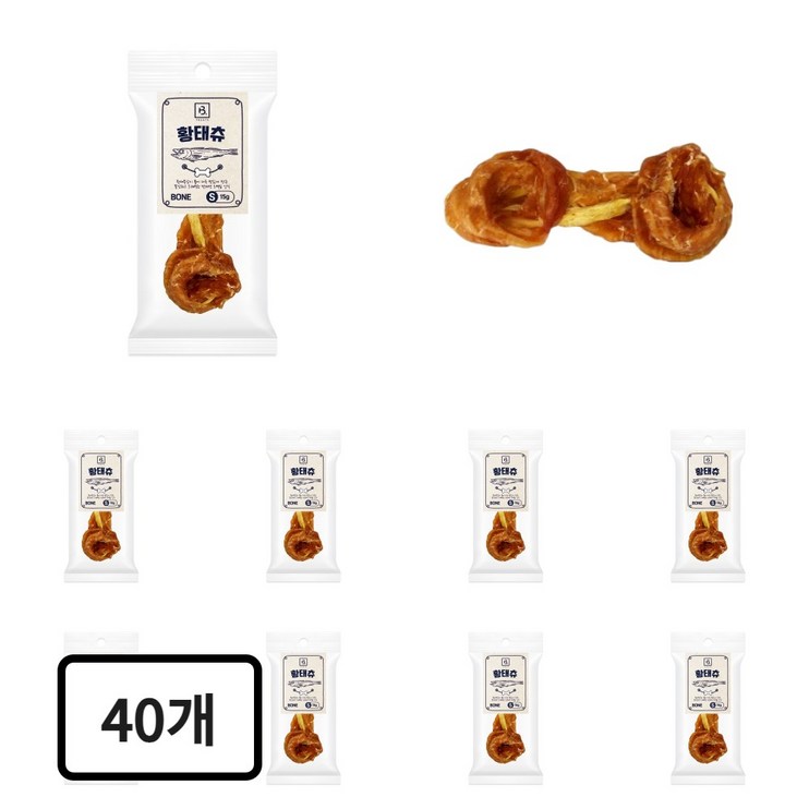 브리더랩 황태츄 강아지 저지방 간식, 40개, 15g, 혼합맛닭고기황태 본 브리더랩 황태츄 강아지 저지방 간식, 40개, 15g, 혼합맛닭고기황태 본
