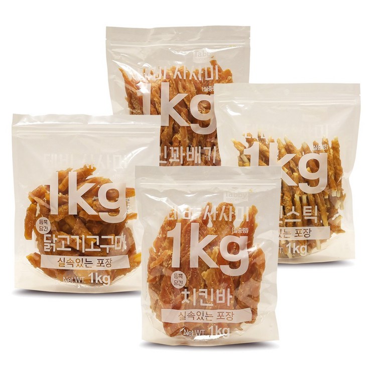 테비사사미 1kg 대용량 강아지간식 애견간식 9종 테비사사미 1kg 대용량 강아지간식 애견간식 9종