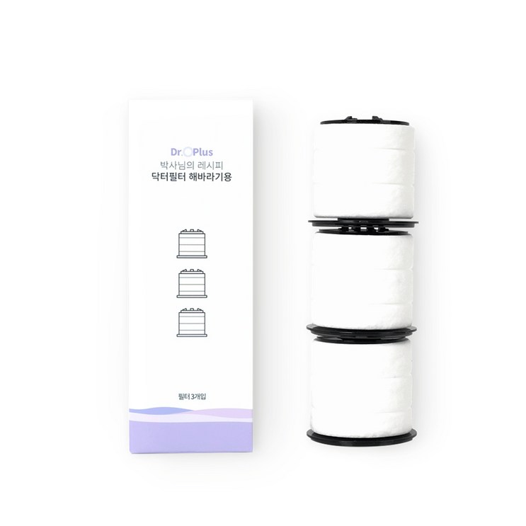 닥터오플러스 해바라기 샤워기용 리필 필터 3개입 닥터오플러스 해바라기 샤워기용 리필 필터 3개입
