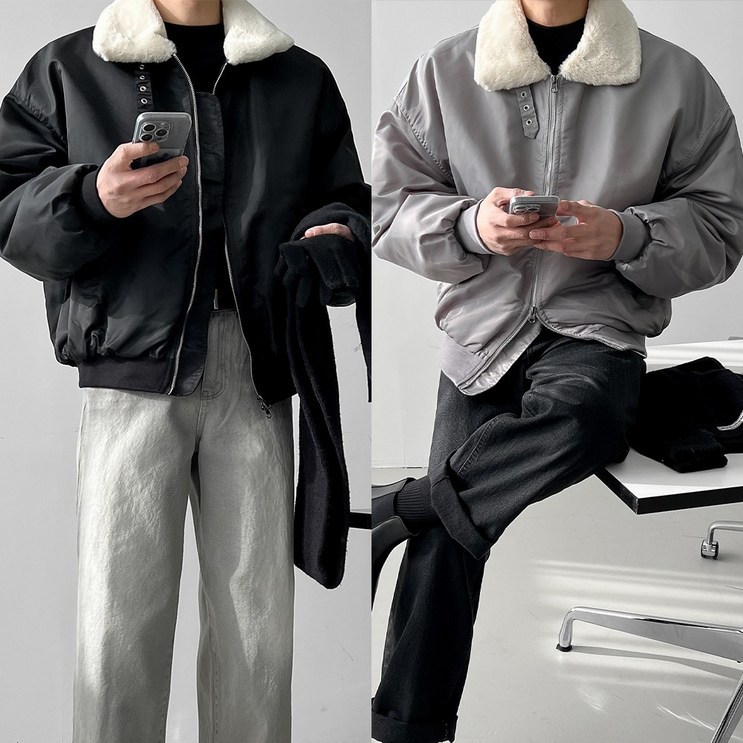 크레이지 이브 밍크 항공 무스탕 패딩 점퍼 크레이지 이브 밍크 항공 무스탕 패딩 점퍼