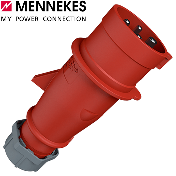 MENNEKES 252 산업용플러그 IP44 16A 4P 400V