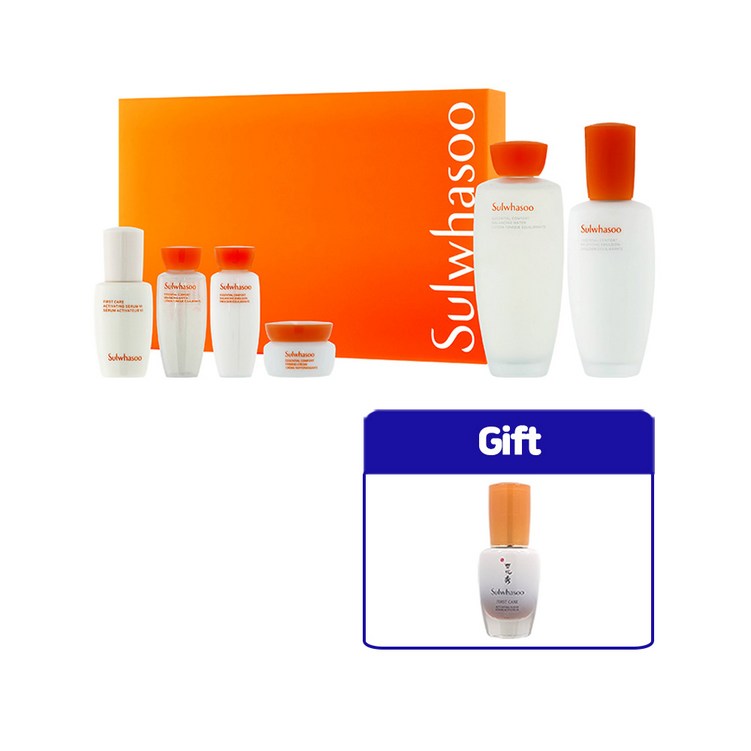 설화수 자음2종 기획세트 2023 주황 데일리 루틴 2종  윤조에센스 15ml x 1개 쇼핑백 포함