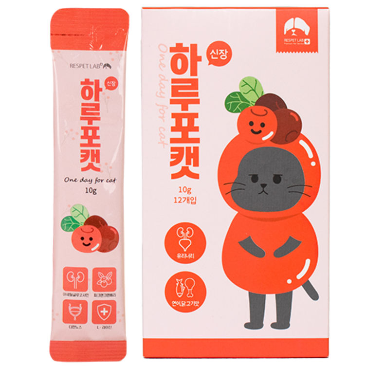 리스펫랩 고양이 하루포캣 신장 영양제 10g x 12p