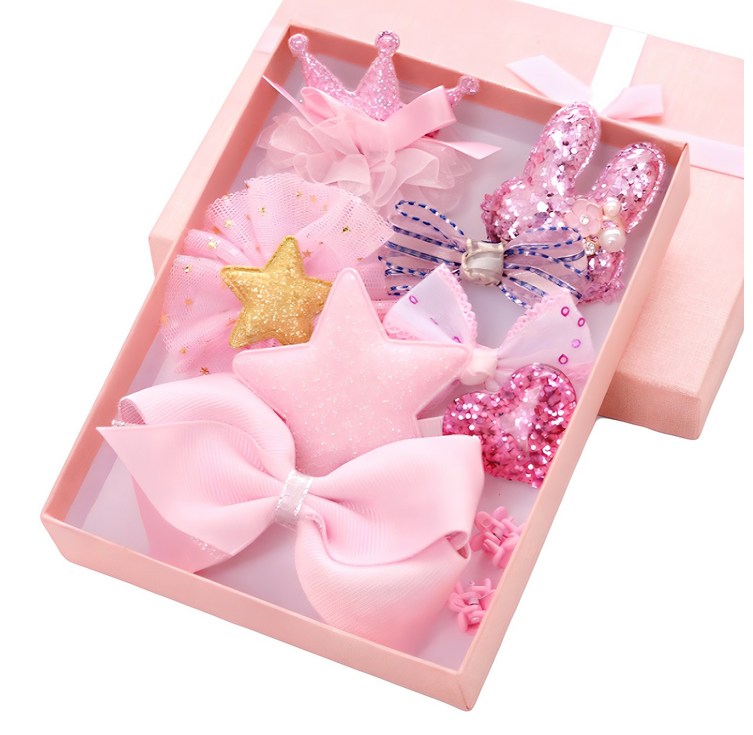 드레스하우스 핑크 머리핀 10개입