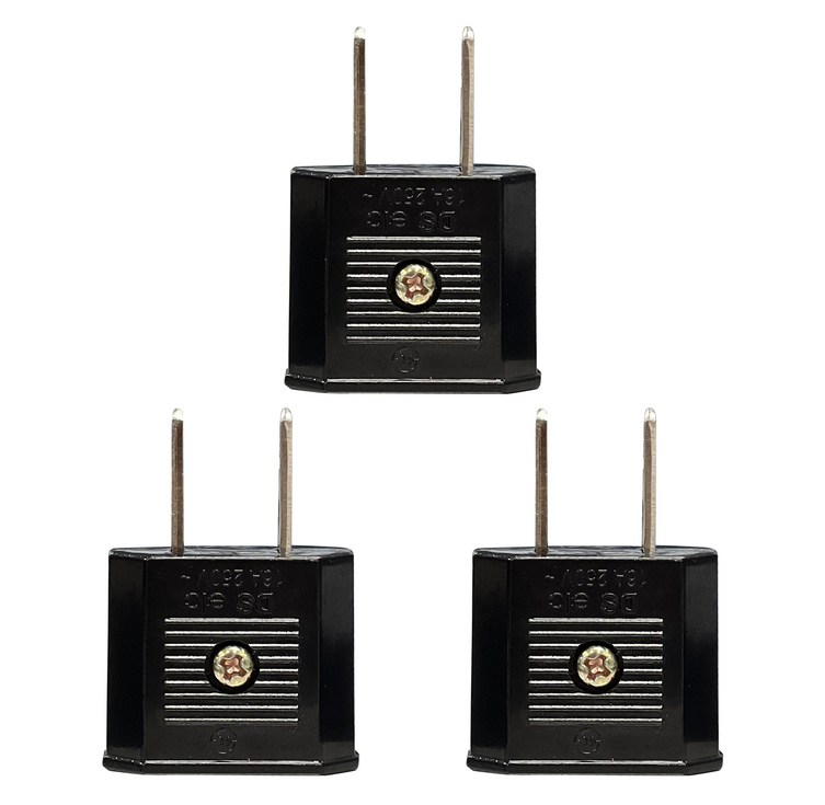 홈플래닛 국내생산 220V 변환 110V 플러그 여행용 어댑터 나사형