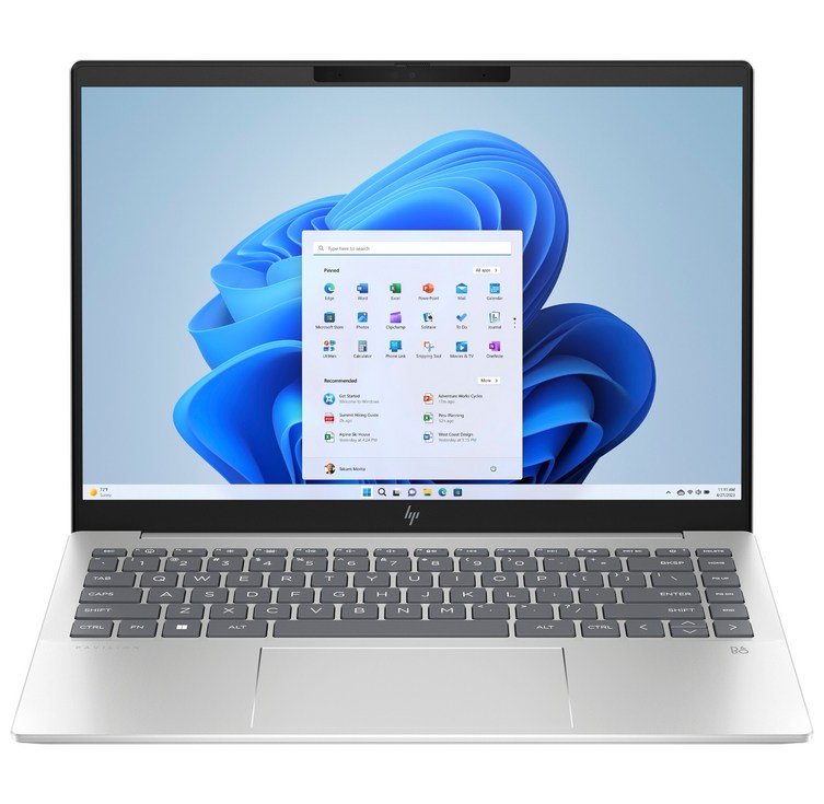 HP 2023 파빌리온 플러스 14 코어i7 인텔 13세대, 내추럴 실버, 512GB, 16GB, WIN11 Home, 14ew0019TU