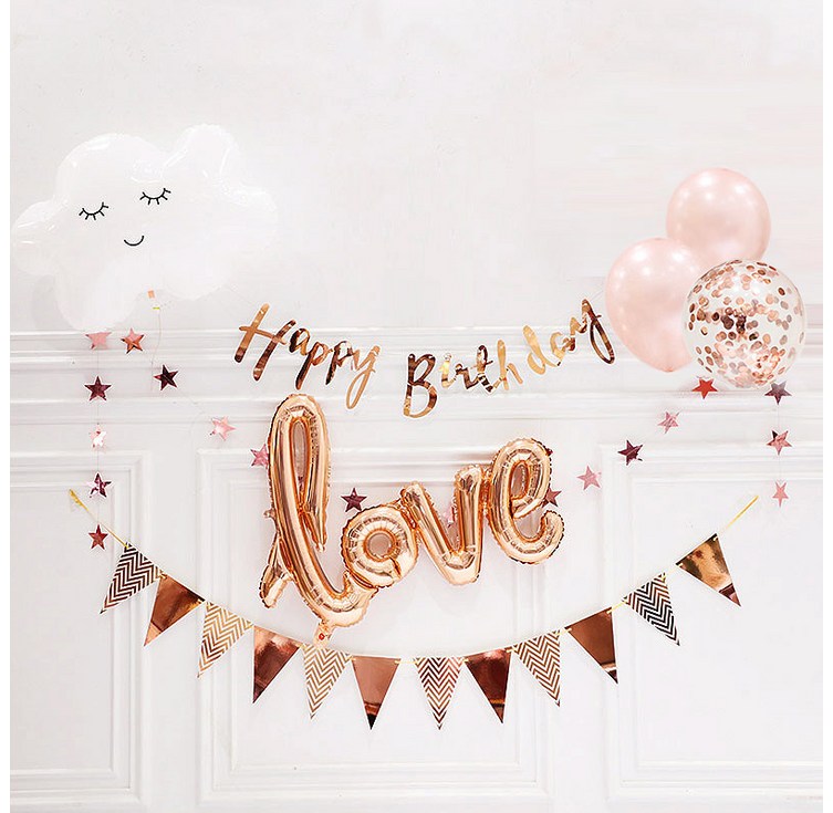 올리브파티 생일파티 용품 구름 패키지 홈파티세트