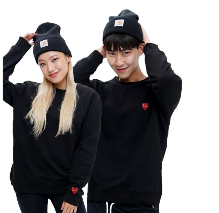 UD 남자 여자 오버핏 무지 쭈리 맨투맨 환절기 가을 겨울 맨투맨티 UDMTM24FW