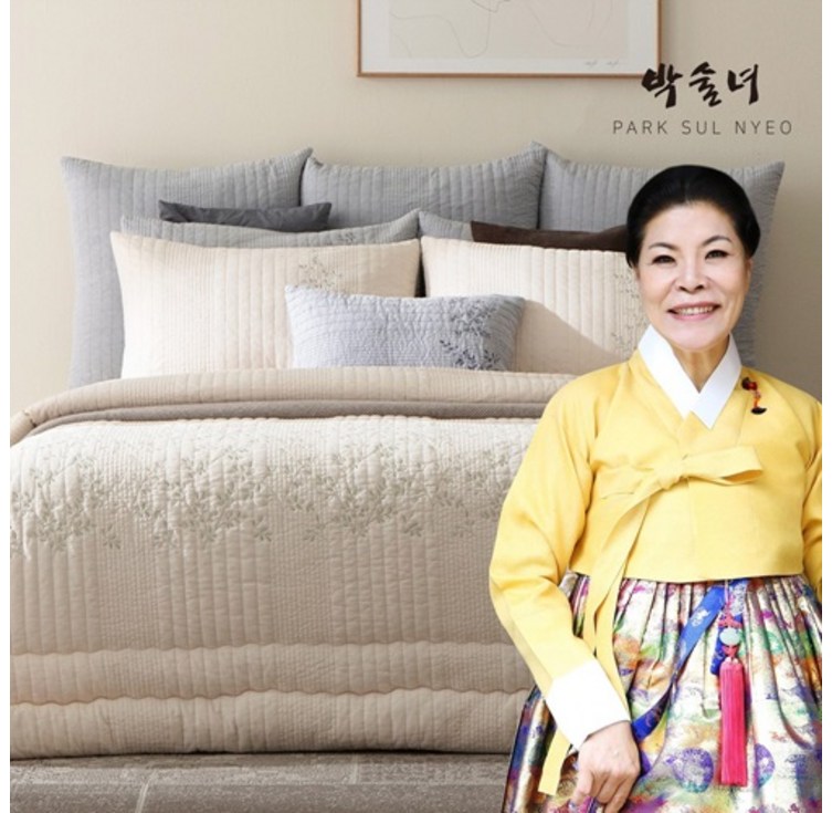 공식판매처 박술녀 통워싱 순면 피그먼트 차렵이불 침구 풀세트 작품명 초연 국내생산 빠른배송 이불패드베개커버 선물추천