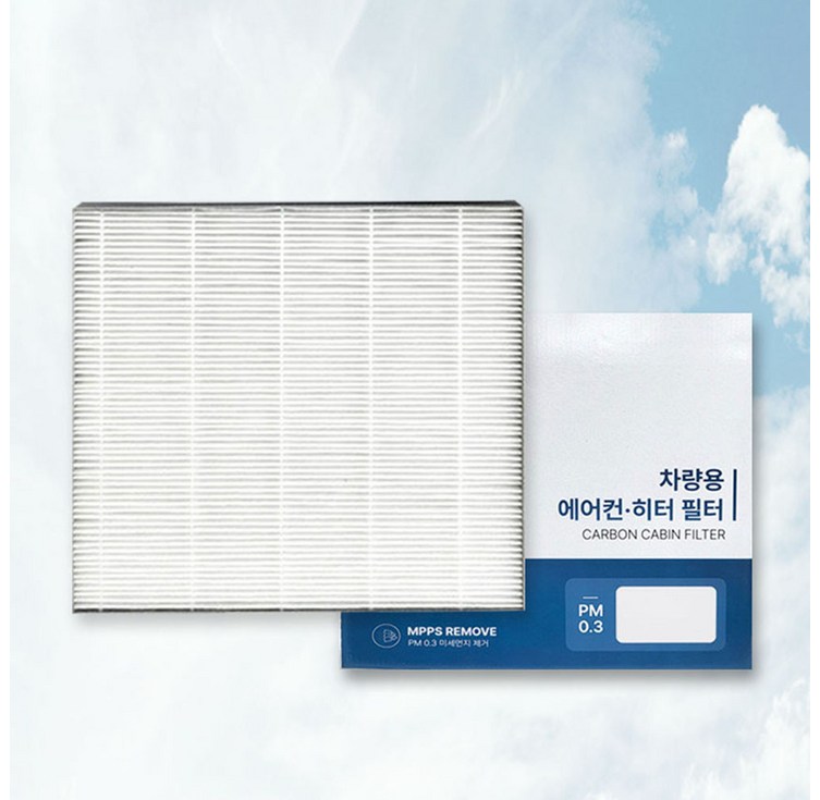 이필드 PM0.3 에어컨필터 현대 싼타페 TM 18년02월20년06월 초미세먼지 항균 히터필터, 4개, PM0.3 고효율 필터