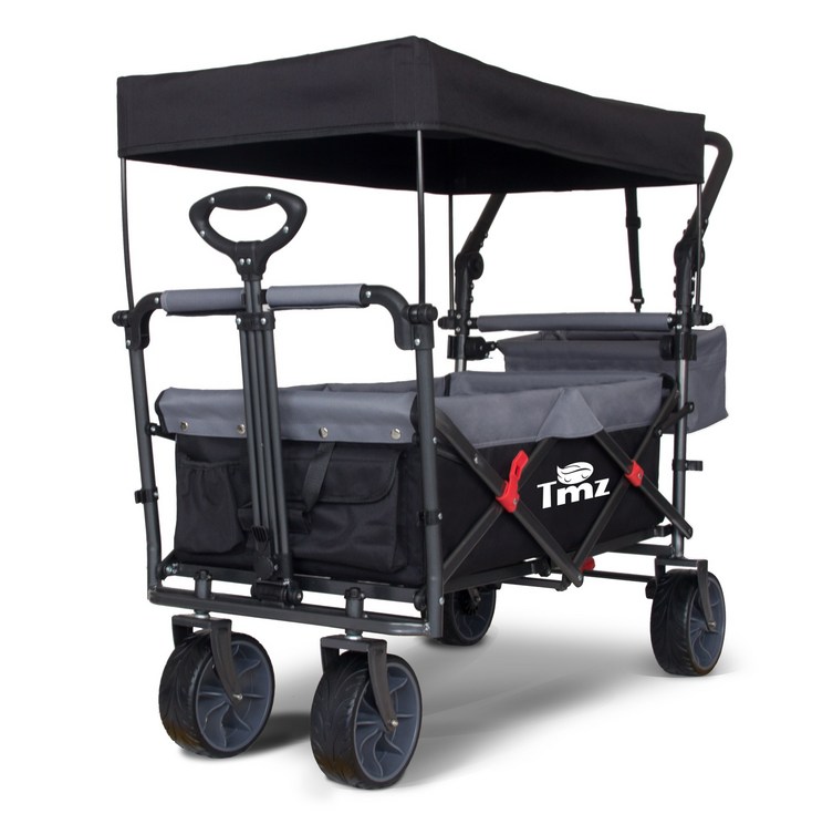 티엠지 아웃도어 캠핑 웨건, 1개, 블랙그레이