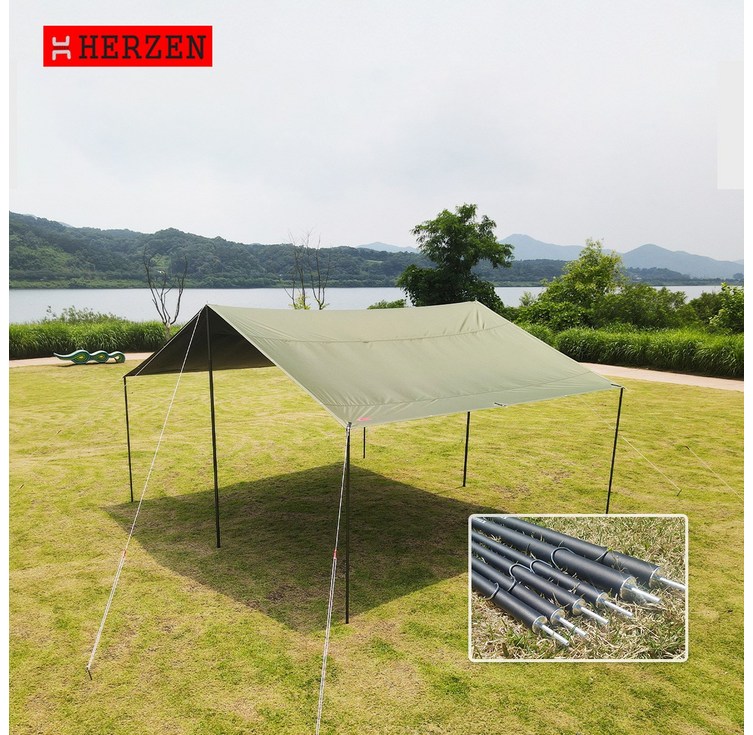 에르젠 엘타프300D 프리미엄스타터셋블랙D링폴대셋포함