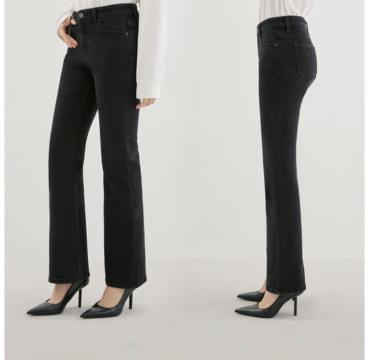 백화점 정품 Guess 게스 여성 플레어 부츠컷 블랙진 청바지