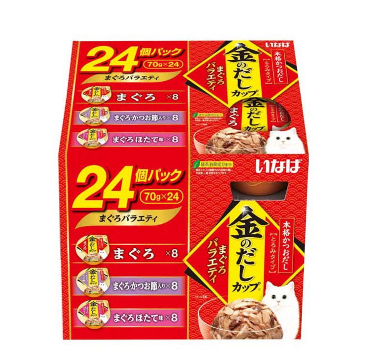 이나바 금빛육수 캔 24P 고양이간식