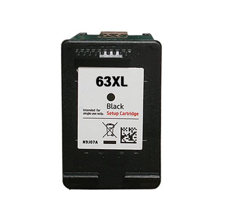 재생잉크 HP63 HP63XL F6U62AA F6U61AA 데스크젯 1112 1610 2130 2131 2132 2580 3630 3632 F6U64AA F6U63AA, 1개 재생잉크 HP63 HP63XL F6U62AA F6U61AA 데스크젯 1112 1610 2130 2131 2132 2580 3630 3632 F6U64AA F6U63AA, 1개