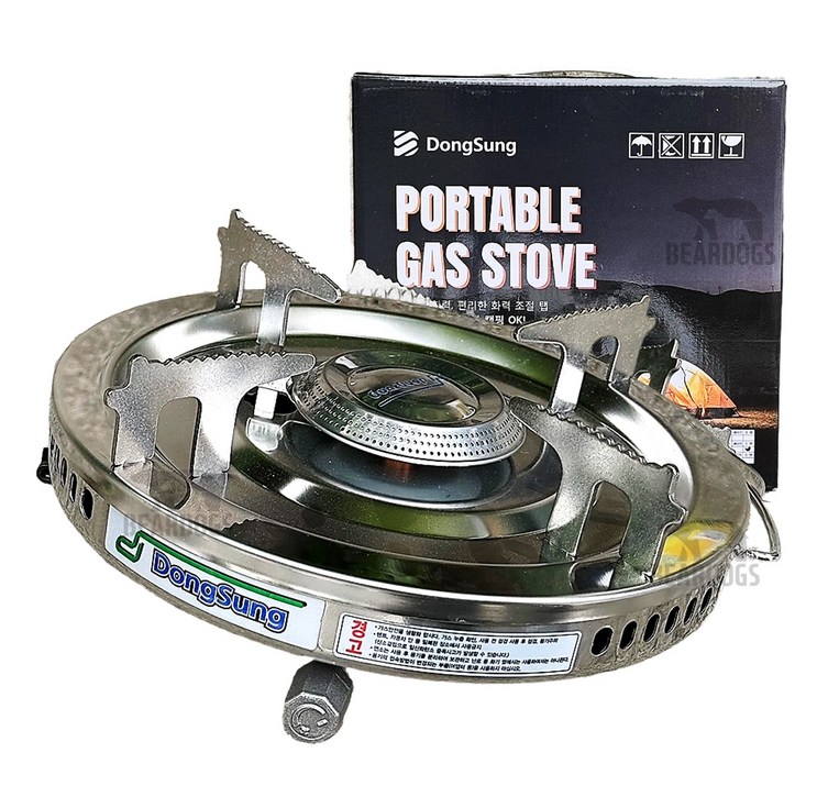 동성 해바라기 버너 공식인증 화력조절 가능 1005 캠핑 LPG 3KG 가스통 호환