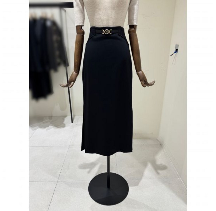 모조에스핀 모조로고 슬릿 H라인 스커트 S253MSD001