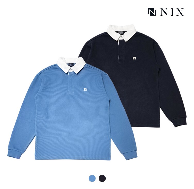 NIX유니 이니셜자수 카라티셔츠 FNRSCTC751P