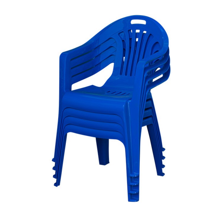 공룡플라스틱 야외용 플라스틱 팔걸의 의자에덴의자 4개 세트편의점 야외 행사용