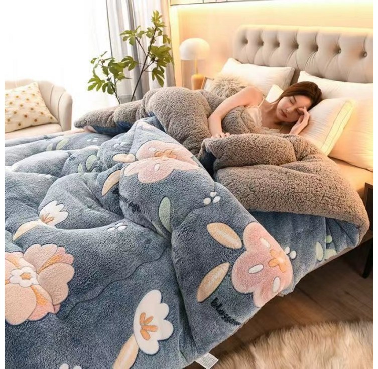 양털 캐시미어 겨울 이불 겨울 극세사 양털 캐시미어 차렵이불 겨울 이불 우유 울 극세사 두꺼운 이불 폴라폴리스 겨울 이불 보온 캐시미어 이불 학생 기숙사 솜이불 심지