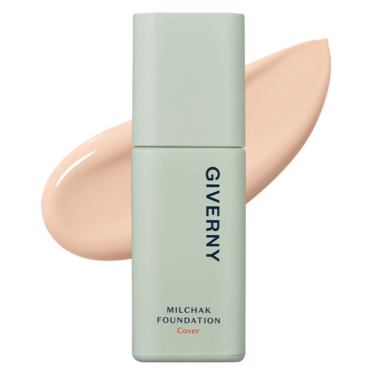 지베르니 밀착 커버 파운데이션 30ml, 1개, 17호 포슬린 지베르니 밀착 커버 파운데이션 30ml, 1개, 17호 포슬린