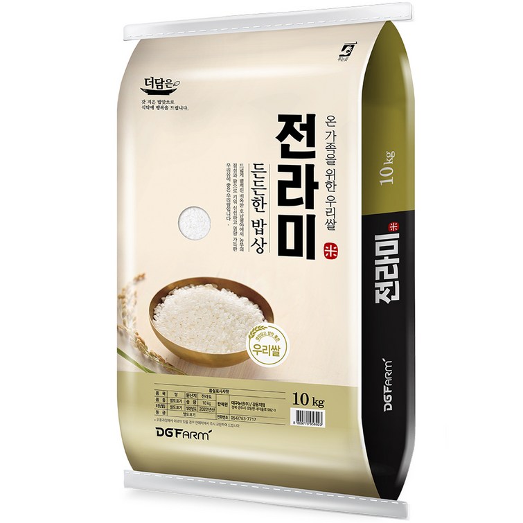 더담은 든든한 밥상 전라미, 1개, 10kg1개