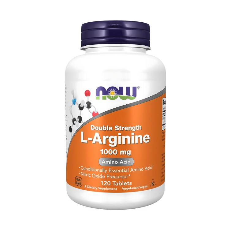 나우푸드 더블 스트랭스 L아르기닌 1000mg 타블렛, 120정, 1개